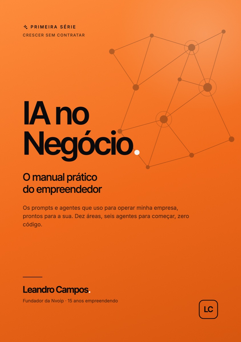 Capa do e-book IA no Negócio: o manual prático do empreendedor